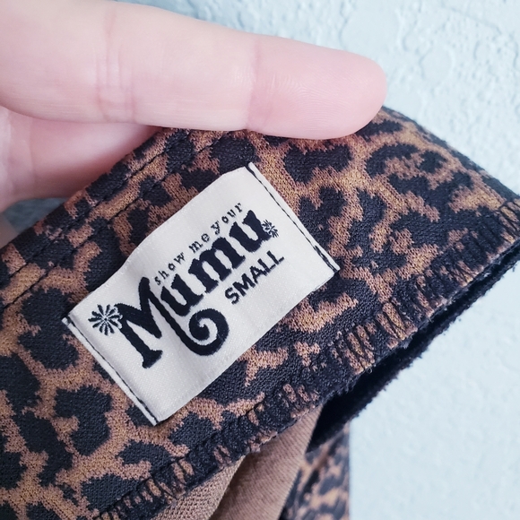 Show Me Your Mumu Leopard Print Roxanne Mini Skirt - Picture 4 of 4